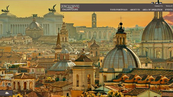 exclusiveitaliantours 30 Awesome Travel Related Web Designs for your Inspiration