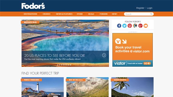 fodors 30 Awesome Travel Related Web Designs for your Inspiration