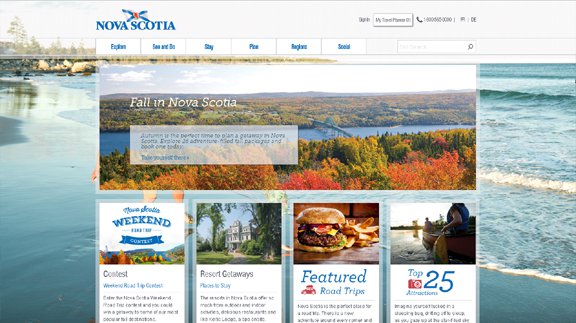 novascotia 30 Awesome Travel Related Web Designs for your Inspiration