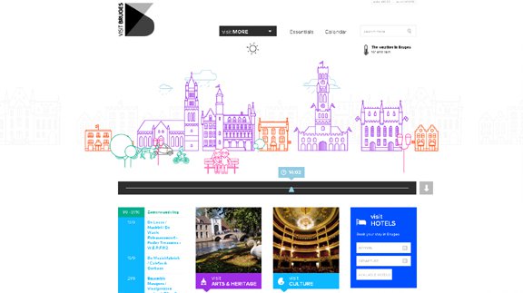 visitbruges 30 Awesome Travel Related Web Designs for your Inspiration