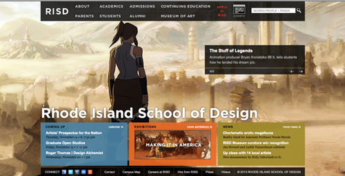 30 mẫu thiết kế web giáo dục từ các trường hàng đầu