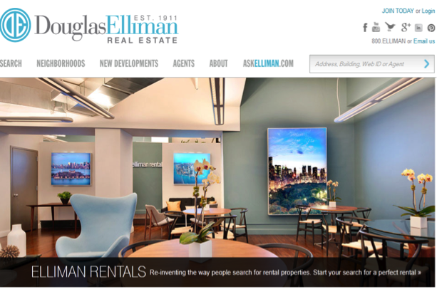 Douglas Elliman Real Estate web design