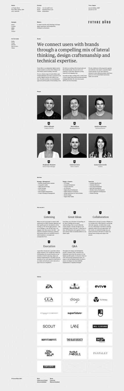 Web design inspiration