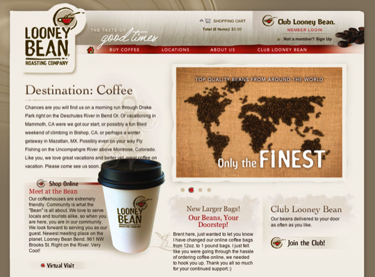 Mẫu thiết kế web cà phê 12