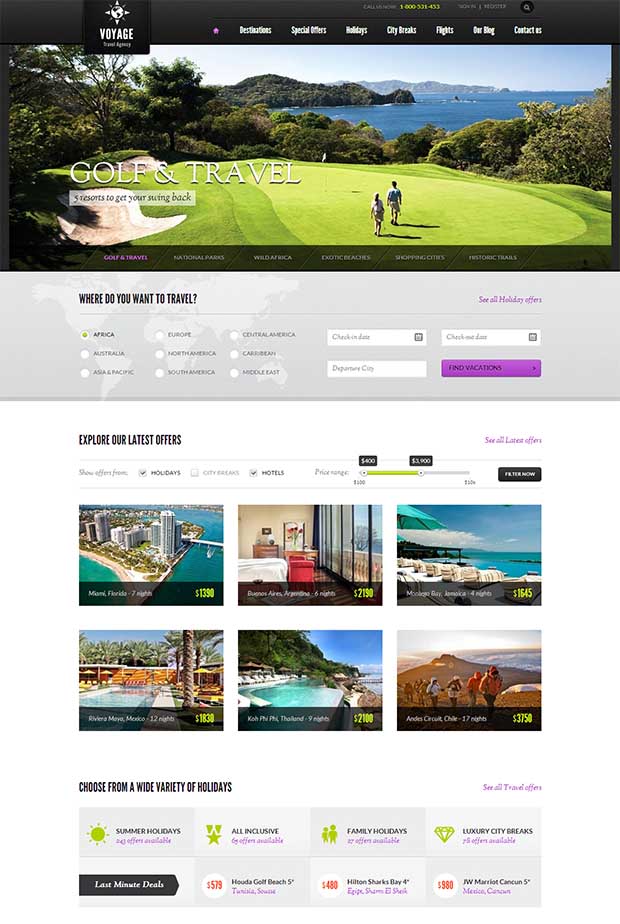 25 mẫu thiết kế website khách sạn có phí cực đẹp