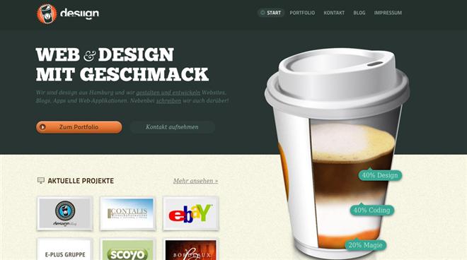 Tuyệt vời với 25 mẫu thiết kế web design hoàn hảo