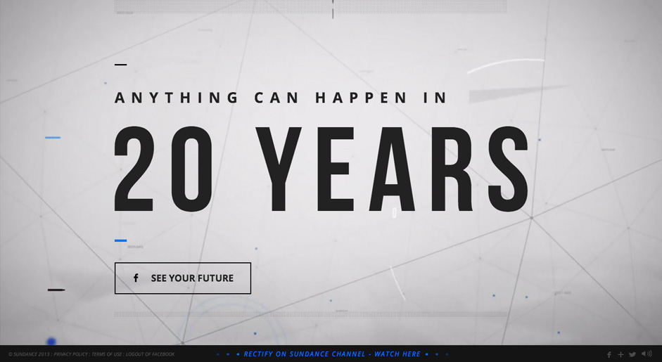 20 kiểu bố trí web cực kỳ sáng tạo My Life in 20 Years