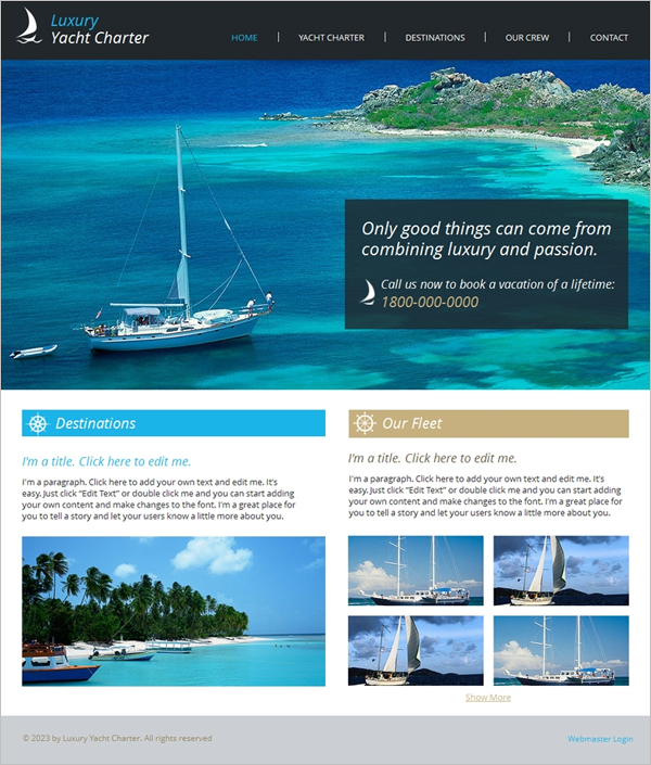 free full html5 templates Mẫu giao diện du lịch 16
