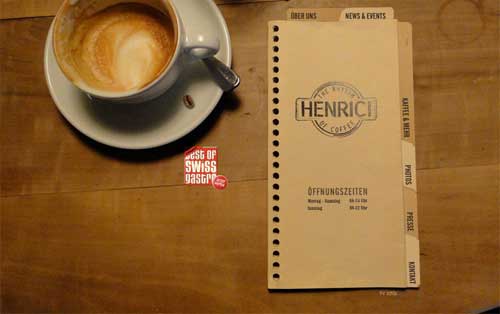 Cafe Henrici website