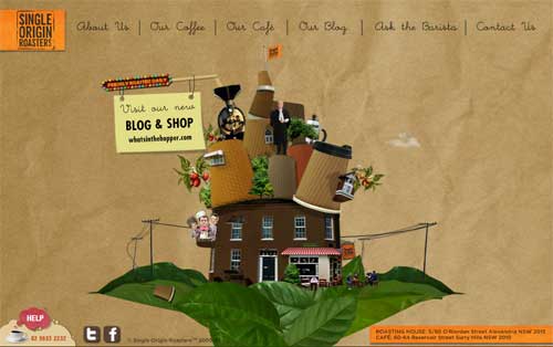 Single Origin Coffee website