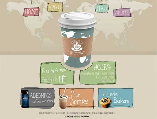 coffee company website