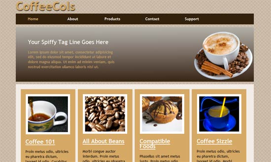 Mẫu thiết kế web nhà hàng, cà phê 14