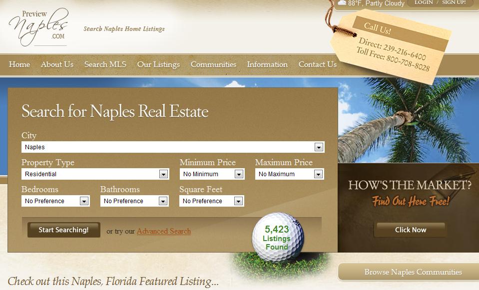 real estate 4 30 Creative Real Estate Website Designs