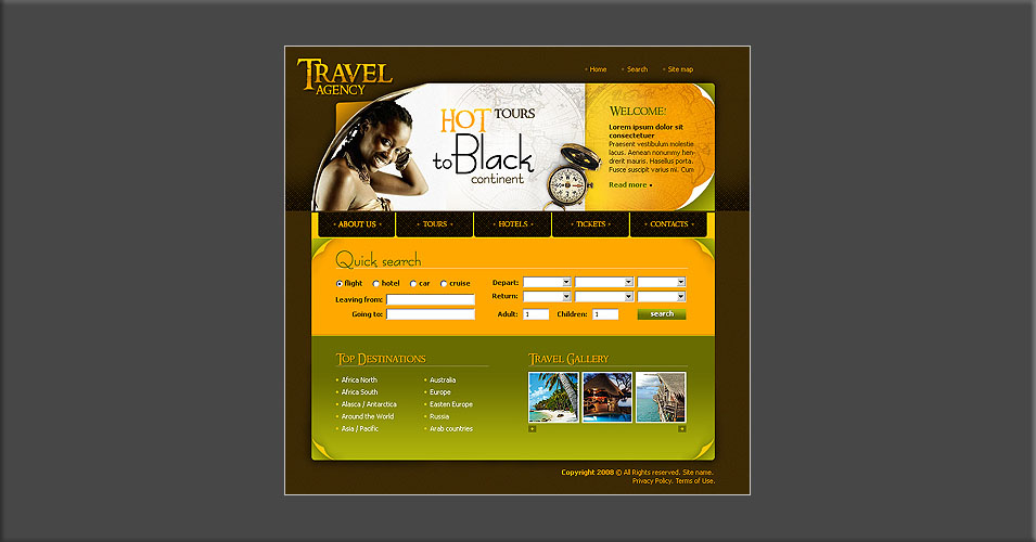 Mẫu thiết kế website du lịch 04