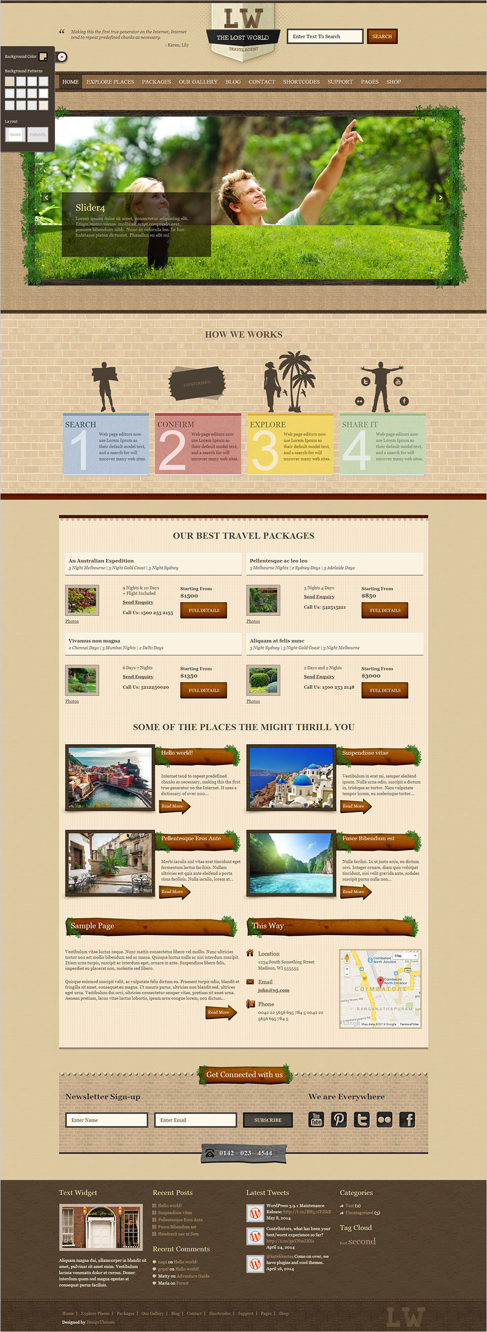 Mẫu thiết kế website du lịch 06