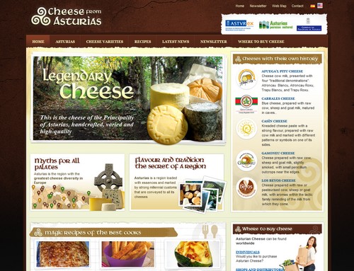 Austrias Cheese Website