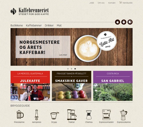 Kaffebrenneriet Restaurant Site