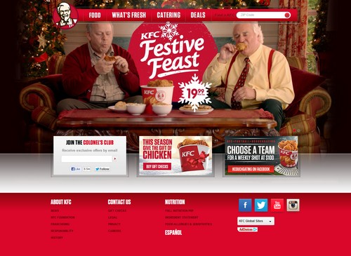 New KFC Go Cup Site