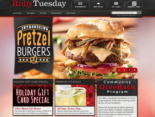 Ruby Tuesday Web Theme