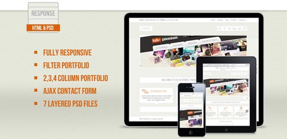 Tải vể miễn phí 15 mẫu website Responsive