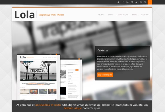 Tải vể miễn phí 15 mẫu website Responsive