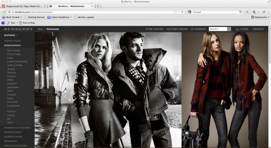 burberry website