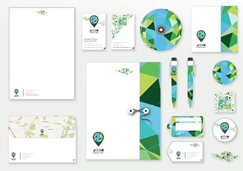 50 bộ nhận dạng thương hiệu cực chất Acesso Personal Travel Corporate Identity
