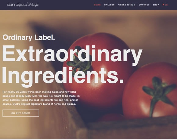 Nguồn cảm hứng thiết kế website nhà hàng