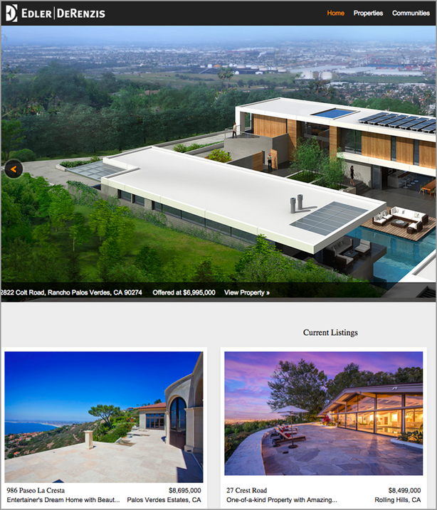Edler Nhóm bất động sản thiết kế website