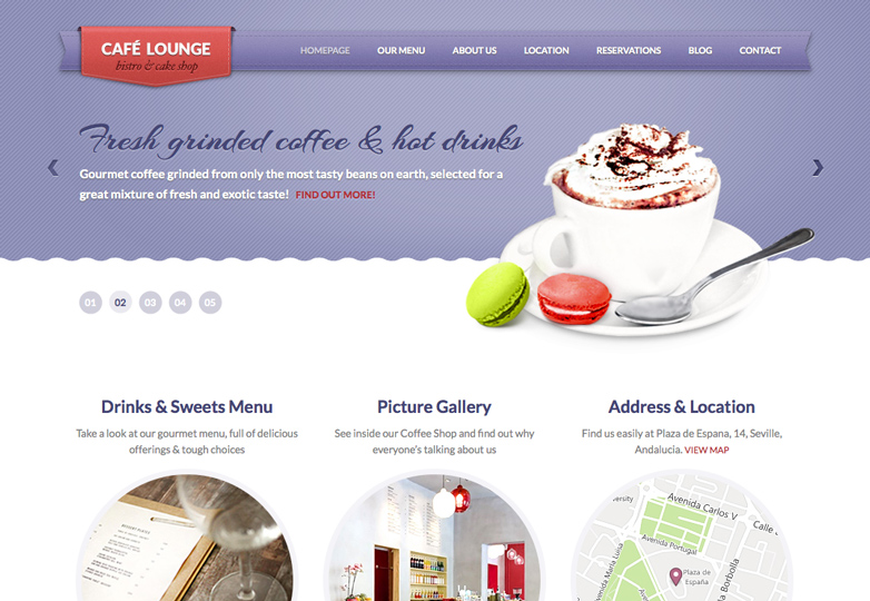 15 Mẫu thiết kế web cà phê theo xu hướng mới nhất
