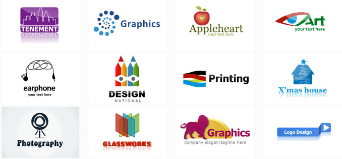 Đẹp và độc đáo Logo Designs của Logo Maker