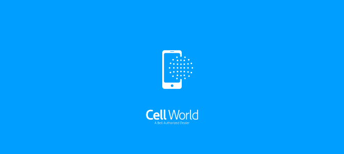 Cell World Flat Logo