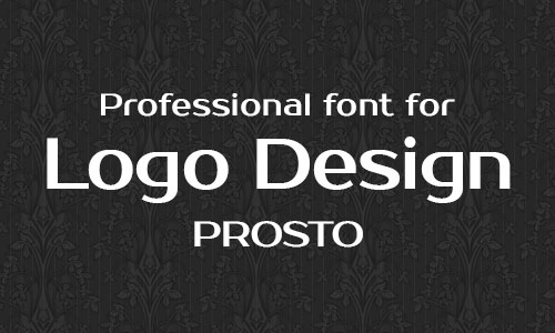 Prosto free professional font for logo design 15 Best & Beautiful Free Fonts for Logo Design 2014
