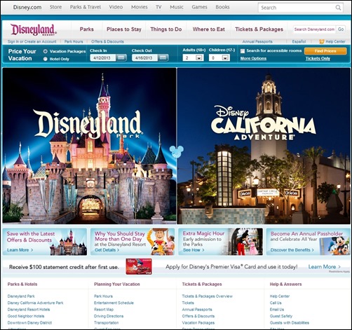Disneyland-cool-travel-sites