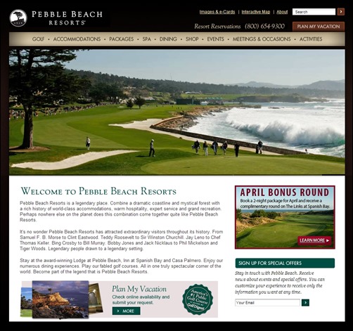 Pebble-Beach-Resorts-travel-website-design