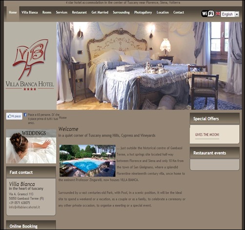 Villa-Biance-travel-website-design