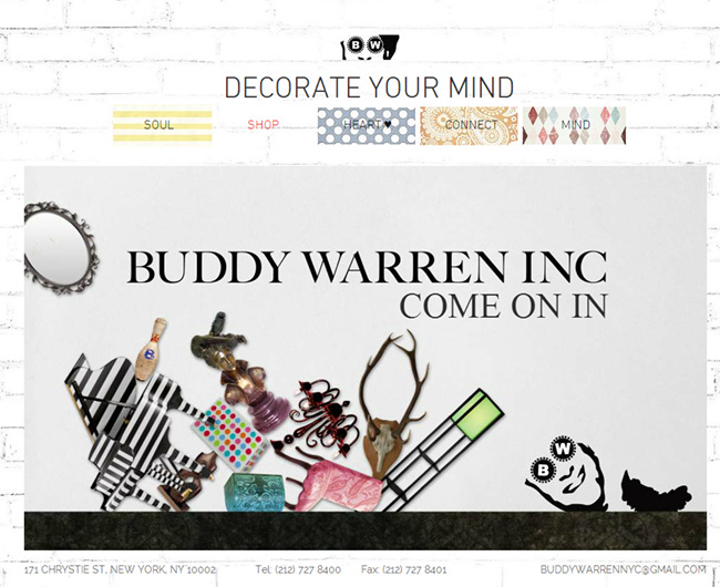 Buddy Warren Ý tưởng sáng tạo Thiết kế web cho Website của bạn