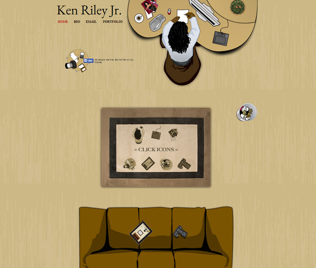 Ken Riley Jr Ý tưởng sáng tạo Thiết kế web cho Website của bạn
