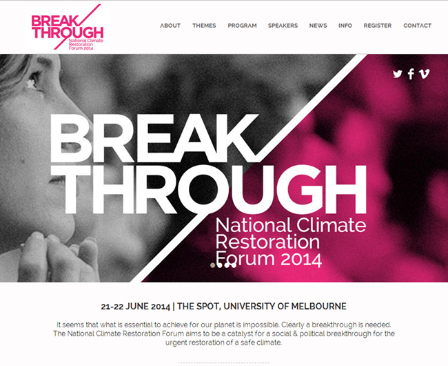 Break Through Ý tưởng sáng tạo Thiết kế web cho Website của bạn