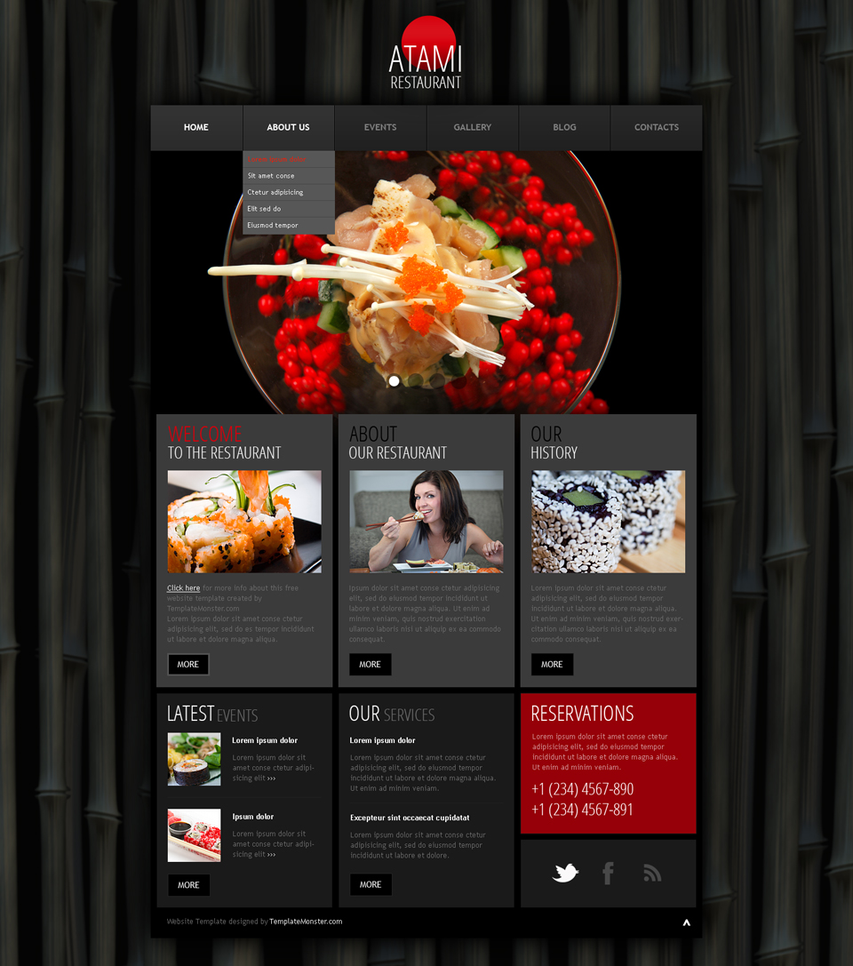 Free Restaurant WordPress Theme