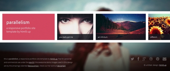 Parallelism - responsive html5 templates