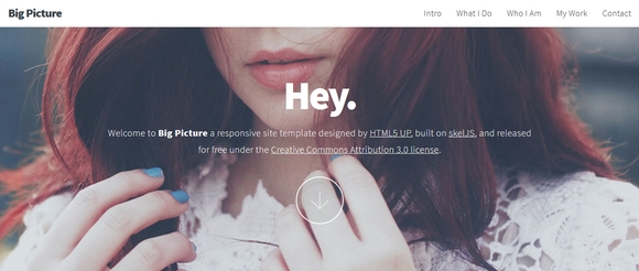 Big Picture - best html5 templates