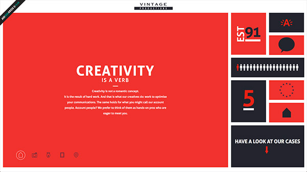35 Thiết kế web ấn tượng với màu đỏ
