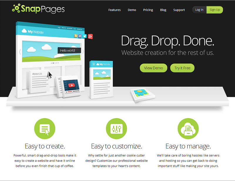 15 Nhà xây dựng website miễn phí tốt nhất SnapPages website builder