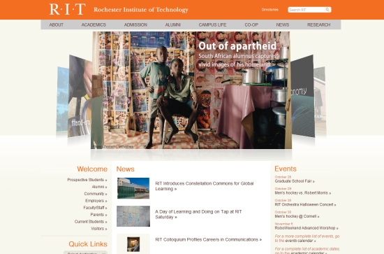 Nổi bật với 30 website của các trường Đại Học Rochester Institute of Technology