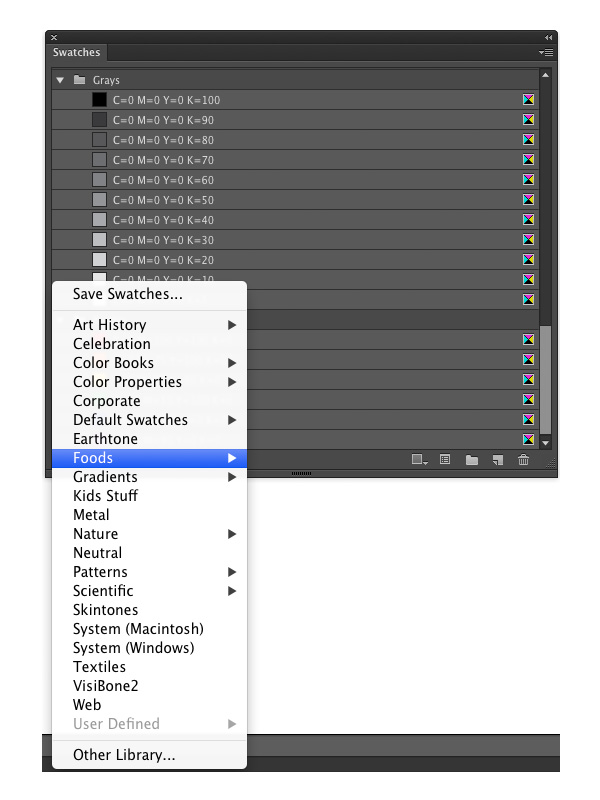 Cách sắp xếp Color Swatch và Palettes trong Photoshop Cách sắp xếp Color Swatch và Palettes trong Photoshop