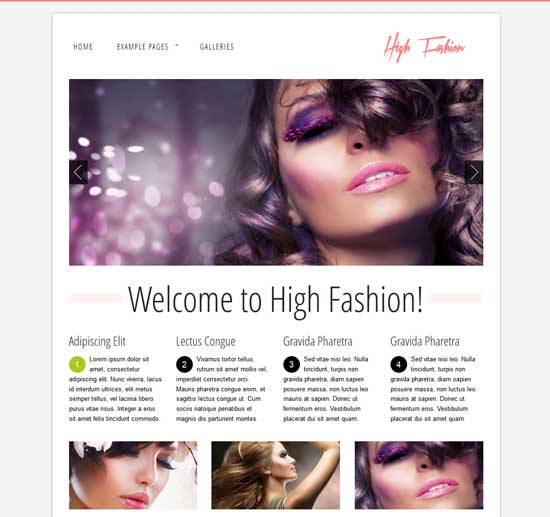 Miển phí tải về 15 mẫu website Responsive cực kỳ hấp dẫn High-Fashion-Free-Responsive-HTML-Theme