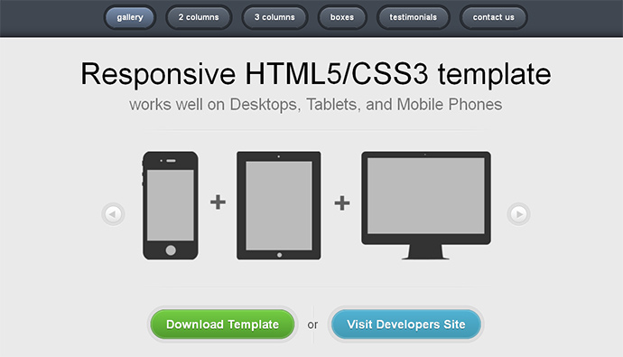 Free Responsive HTML5/CSS3 Website