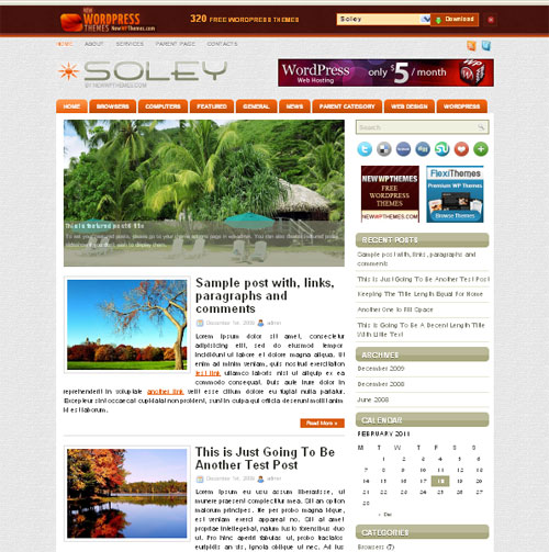 free travel tourism wordpress theme