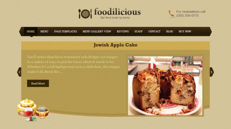 Foodilicious - Best-restaurant-cafe-wordpress-themes